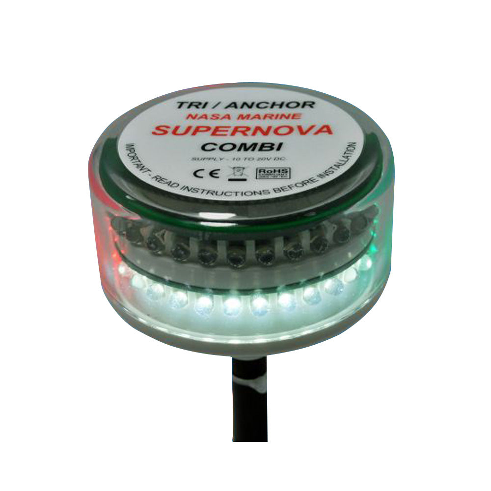 Clipper Supernova Combi LED Tricolor Masthead Anchor Light CL-CTC