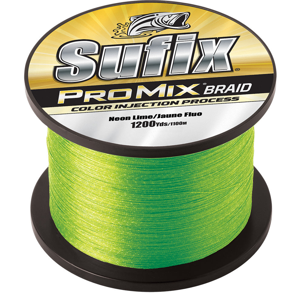 Sufix ProMix® Braid - 80lb - Neon Lime - 1200 yds 630-380L