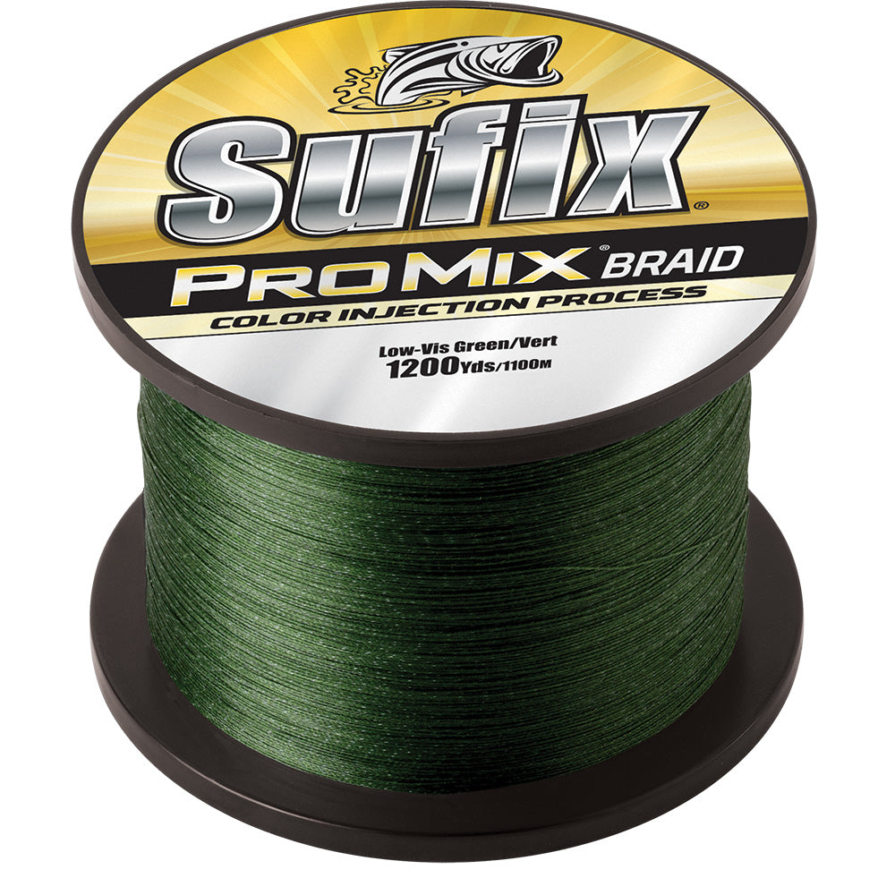 Sufix ProMix® Braid - 40lb - Low-Vis Green - 1200 yds 630-340G