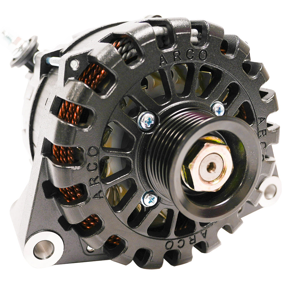 ARCO Marine Zeus A275L N62 Alternator w/Clutch Pulley & Regulator A275L-12-N62-IE-50K6CP