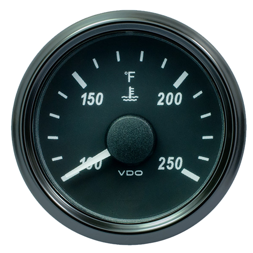 VDO SingleViu 52mm (2-1/16") Water Temp. Gauge - 250° F - 291-22 OHM A2C3833350030