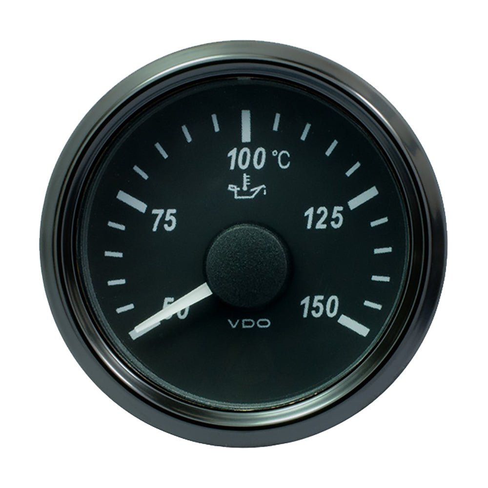 VDO SingleViu 52mm (2-1/16") Oil Temp. Gauge - 150° C - 322-18 Ohm A2C3833380030