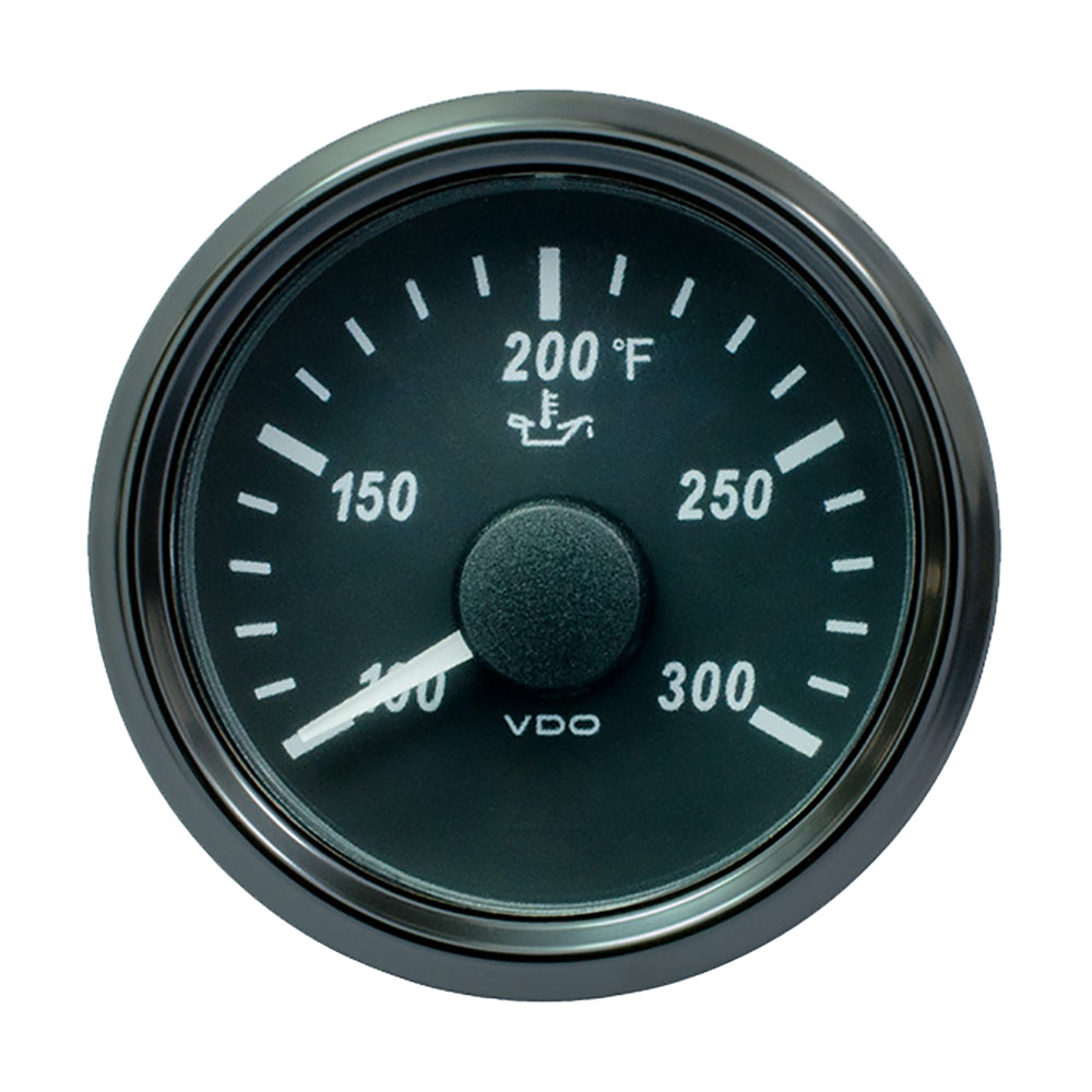 VDO SingleViu 52mm (2-1/16") Oil Temp. Gauge - 300° F - 322-18 Ohm A2C3833410030