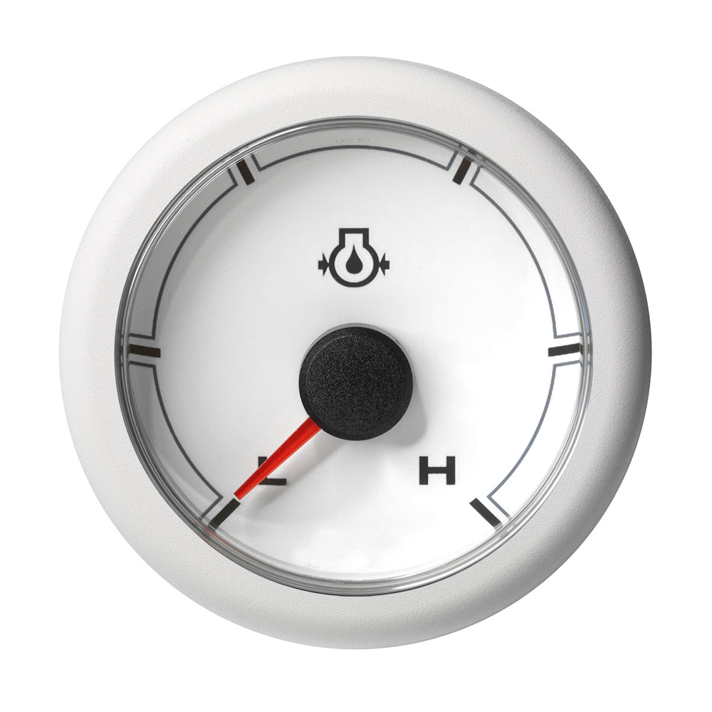 Veratron 52MM (2-1/16") OceanLink Engine Oil Pressure Gauge - Low/High (150 PSI) - White Dial & Bezel A2C1066030001