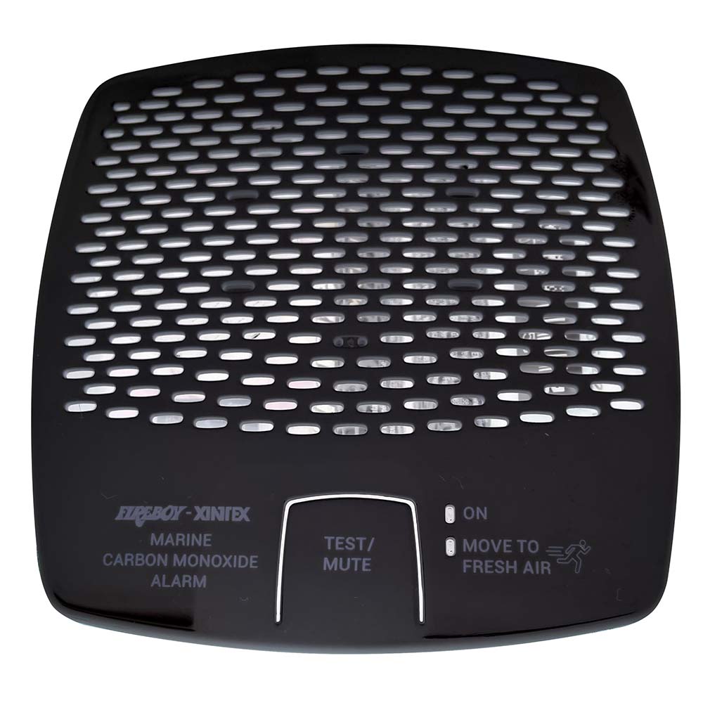 Fireboy-Xintex CO Alarm 12/24V DC - Black CMD6-MD-BR