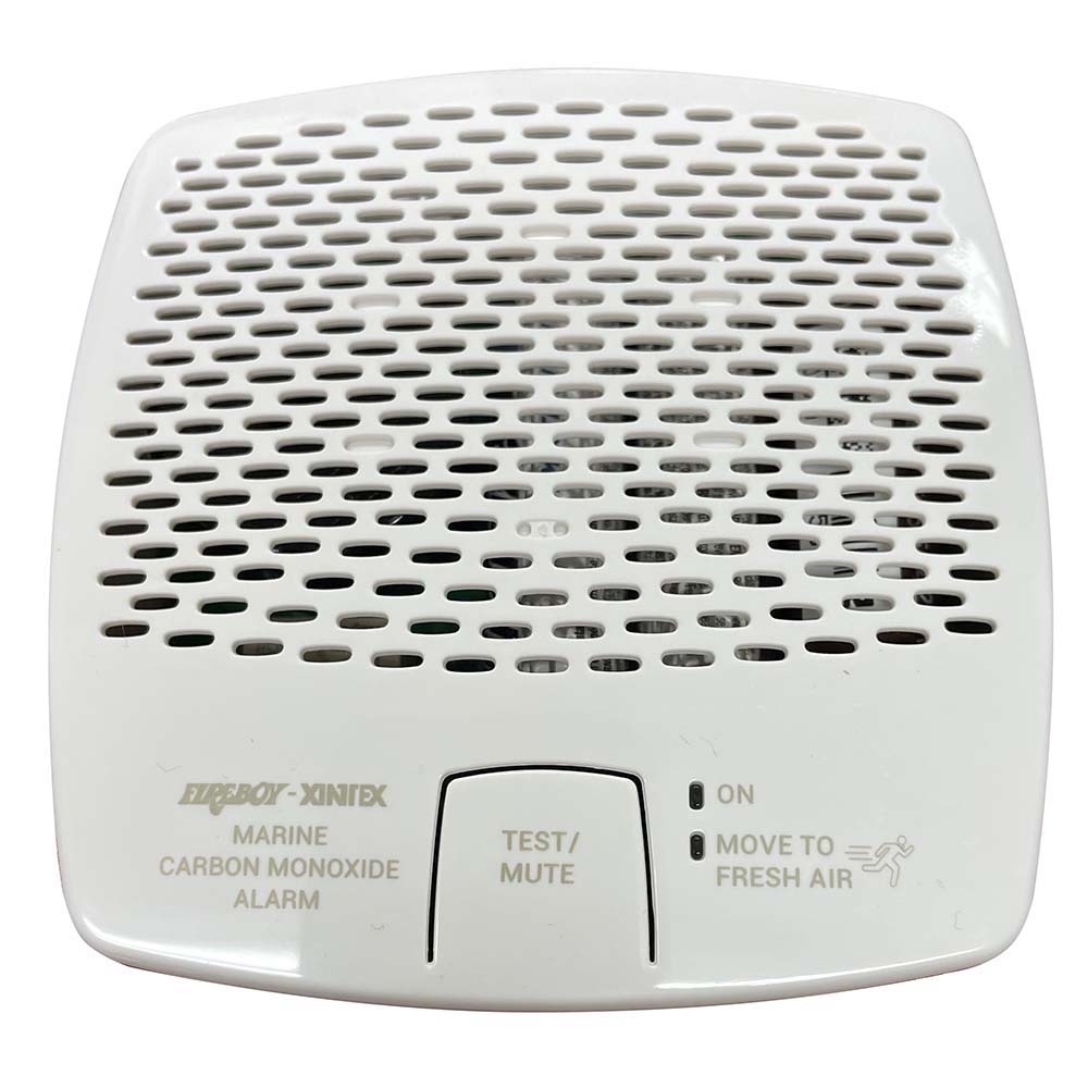 Fireboy-Xintex CO Alarm 12/24V DC w/Interconnect - White CMD6-MDR-R