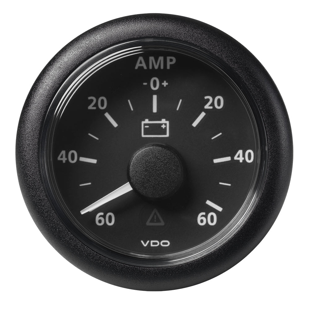 Veratron 52MM (2-1/16") ViewLine Battery Status Gauge -60/+60AMP - Black Dial & Bezel A2C59512328