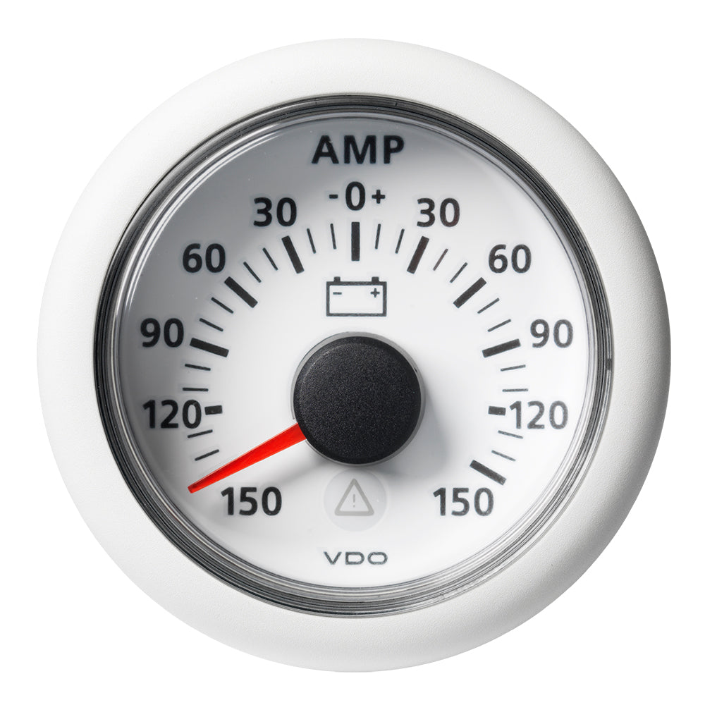 Veratron 52MM (2-1/16") ViewLine Battery Status Gauge -150/+150AMP - White Dial & Bezel A2C59512331