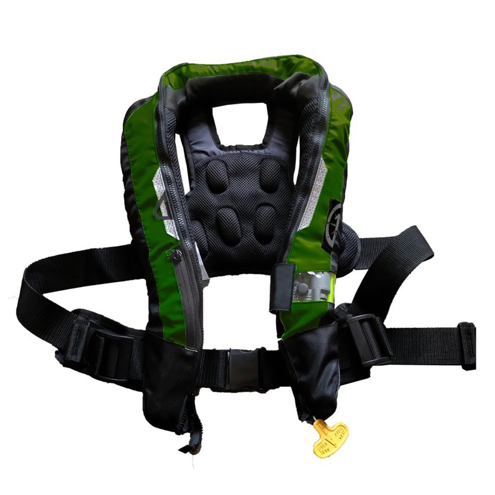 First Watch FW-40PRO Ergo Auto Inflatable PFD - Green FW-40PROA-GN