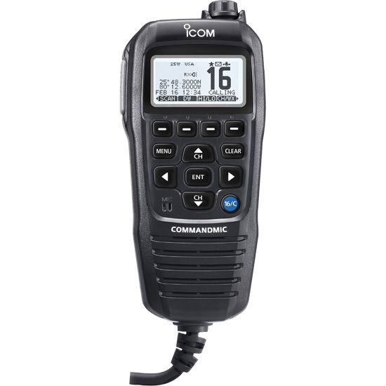 Icom HM195GB Command Mic IV Black Second Station HM195GB 61 EXP