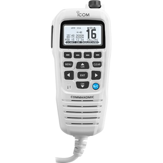 Icom HM195GW Command Mic IV White Second Station HM195GW 62 EXP