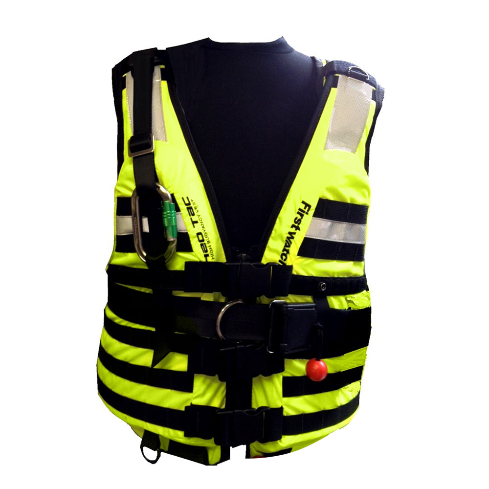 First Watch HBV-100 High Buoyancy Rescue Vest - Hi-Vis Yellow - XL to 3XL HBV-100-HV-XL-3XL