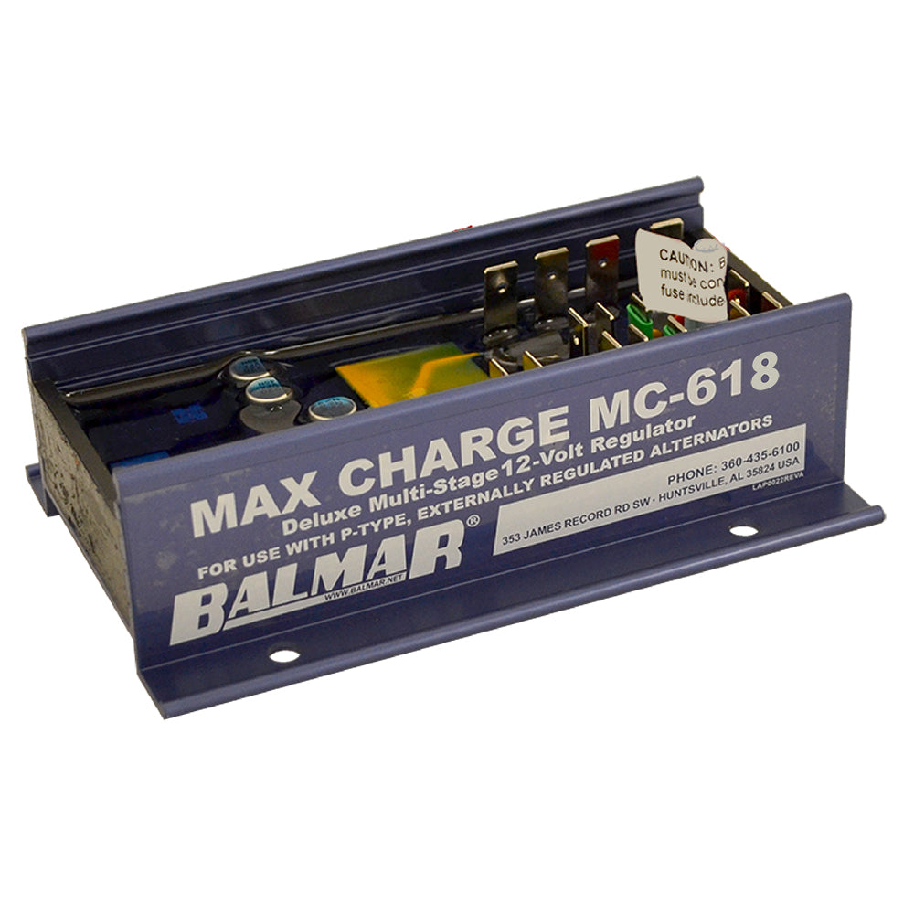Balmar Max Charge MC618 Multi-Stage Regulator w/o Harness - 12V MC-618