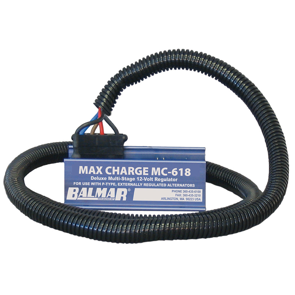Balmar Max Charge MC-618 Multi-Stage Regulator w/ 54" Harness - 12V MC-618-H
