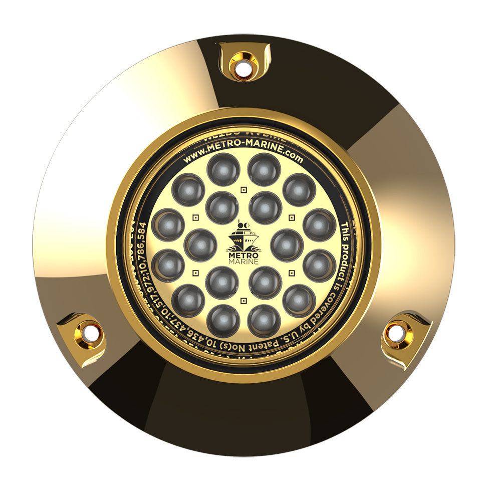 Metro Marine High-Output Submersible Underwater Light w/Intelligent Monochromatic LEDs - Blue, 90° Beam F-BMR1-B3-90