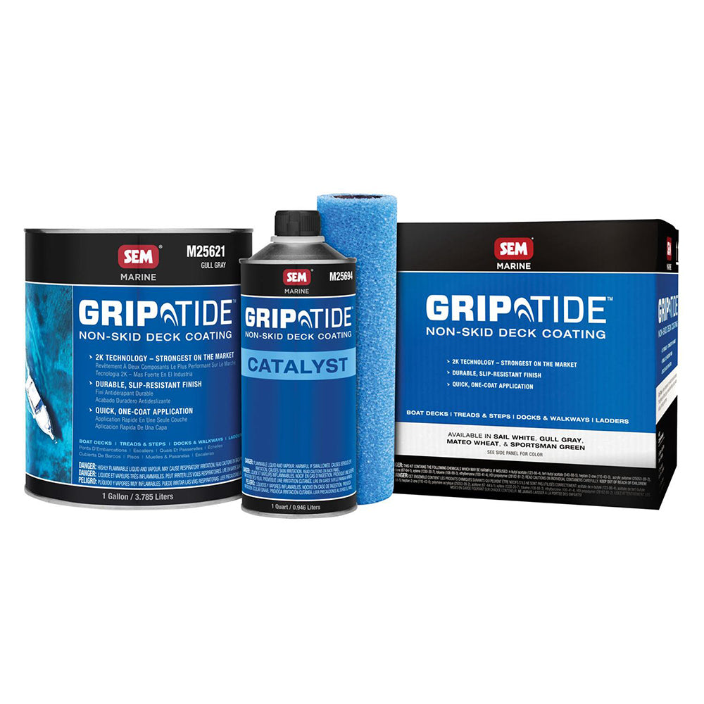 SEM GripTide™ Non-Skid Deck Coating Kit - Gull Gray M25620