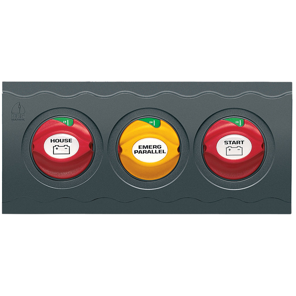 BEP Contour Connect 3 Battery Switch Panel w/3 Disconnects CC-810
