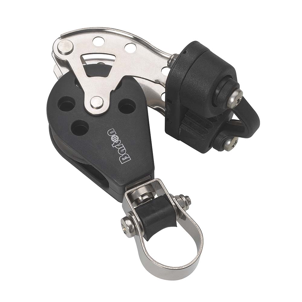 Barton Marine Size 3 Stanchion Lead Block - Single w/Becket & Cam Cleat N03591