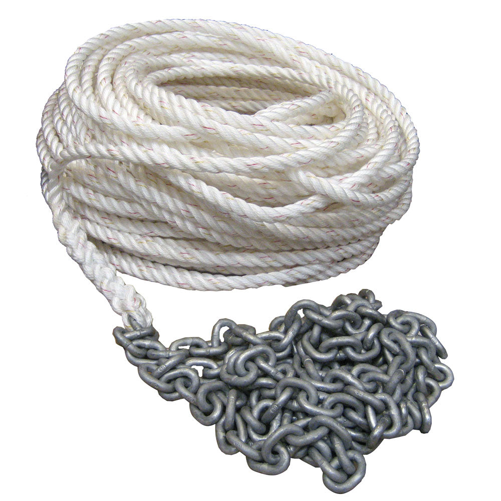 Powerwinch 200' of 5/8" Rope 15' of 5/16 HT Chain Rode P10297