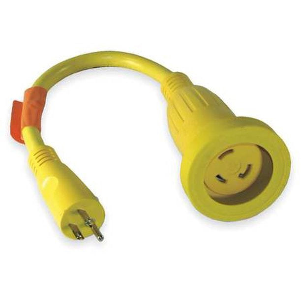 Hubbell 61CM22 Adapter 30A Female - 15 Amp Male HBL61CM22