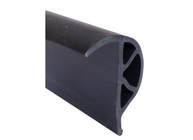 Jif Marine Vinyl Edging, Black Semicircle (Ifi)