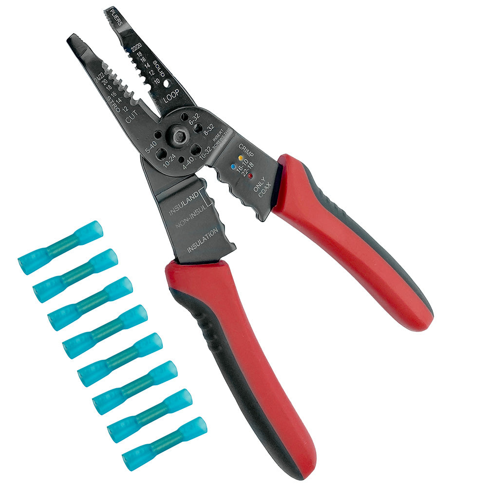T-H Marine Heat Shrink Kit w/6-In-1 Wire Tool & Connectors BE-EL-31643-DP