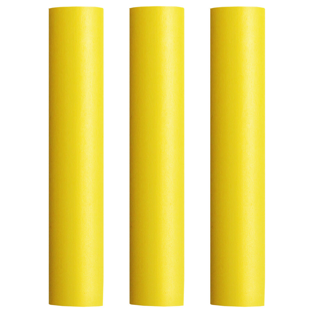 Pacer Battery Cable Heat Shrink Tubing - 1" x 12" - Yellow (3-Pieces) BEHS1-12YL-3