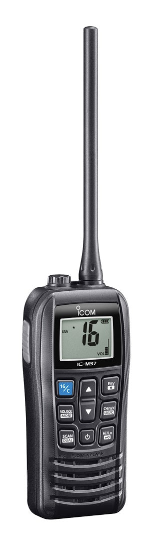 Icom M37 Hand Held VHF 6 Watt Floating M37 31 USA