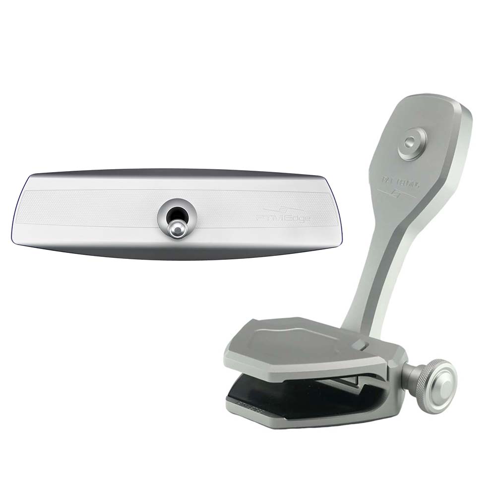 PTM Edge Mirror/Bracket Kit w/VR-140 Elite Mirror & ZXR-361 (Silver) P12848-1361TEBCL