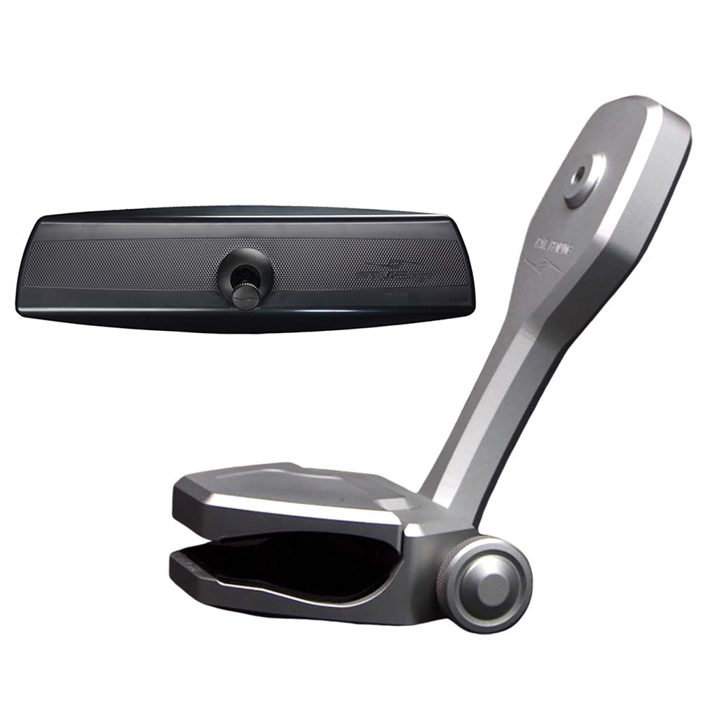 PTM Edge Mirror/Bracket Kit w/VR-140 PRO Mirror & ZXR-320 (Silver) P12848-2320TEBCL