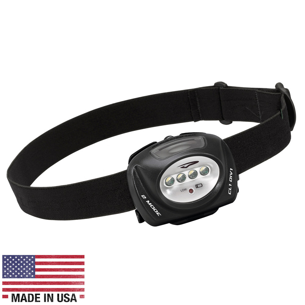 Princeton Tec QUAD® II Intrinsically Safe LED Headlamp - Black QUAD-II-BK