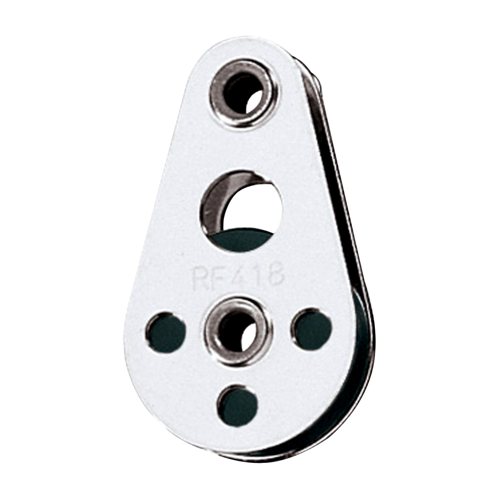 Ronstan Wire Block - Tubular Rivet Head w/Nylatron® Sheave - 25mm (1") Sheave Diameter RF418