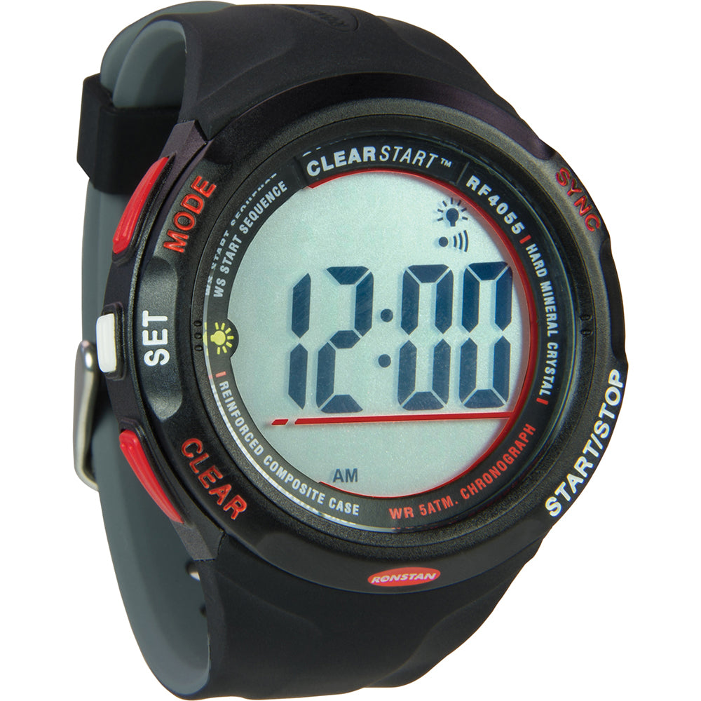 Ronstan RF4055 ClearStart™ 50mm Sailing Watch - Black/Grey RF4055A