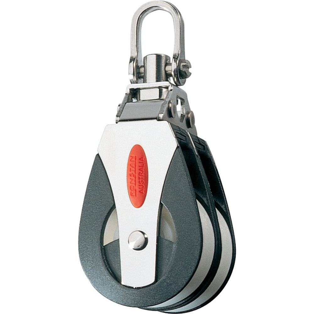Ronstan Series 40 All Purpose Block - Double Block - Full Swivel Head RF41200