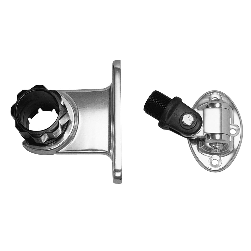Rupp Standard Antenna Mount Support w/4-Way Base & 1.5" Collar PAK-0001
