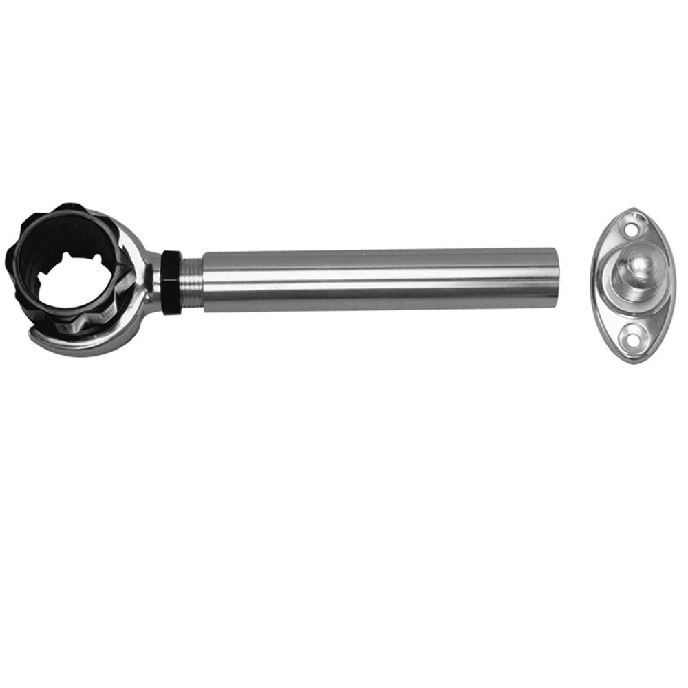 Rupp Threaded Antenna Support w/6" Flat Mount & 1.5" Collar PAK-0004
