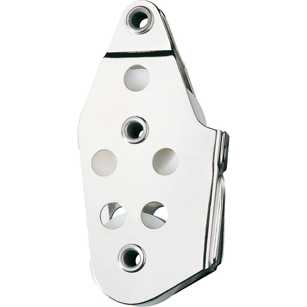 Ronstan Series 30 Fiddle Block - Narrow w/Tube Rivet Head & V-Jam Cleat RF187