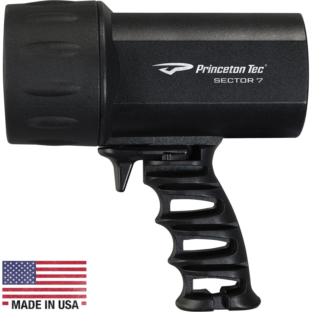 Princeton Tec Sector 7 LED Spotlight Light S722-BK
