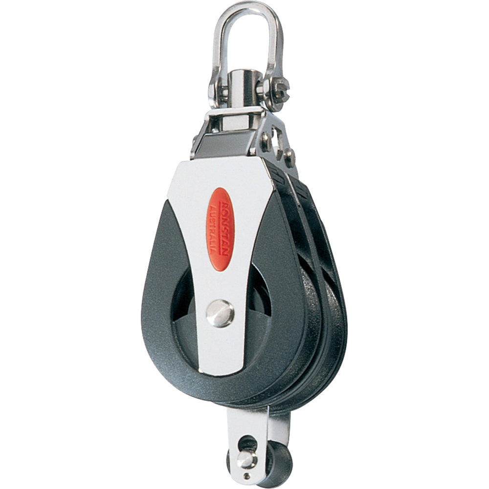 Ronstan Series 40 Ball Bearing Block - Double - Becket - Swivel Head RF40210