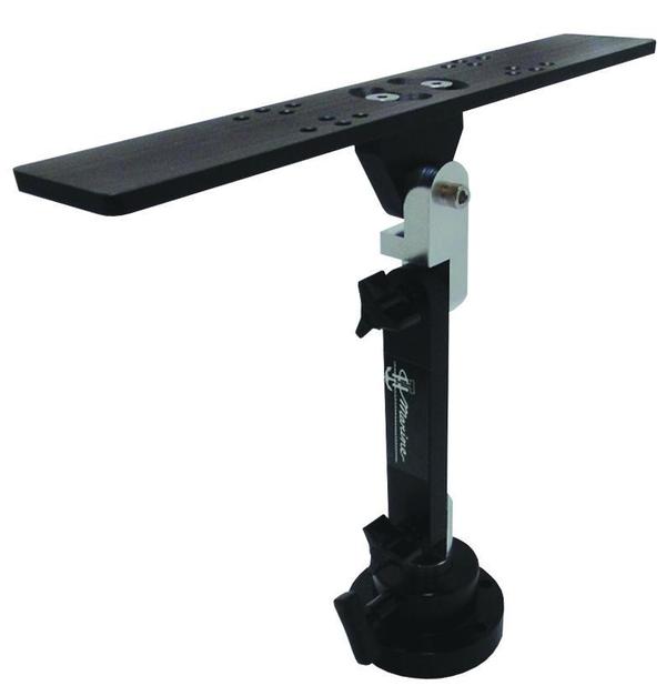 TH Marine Mini Kong Mount 12" Plate 5" Arm Shock Lock SKLK-LALT-DP