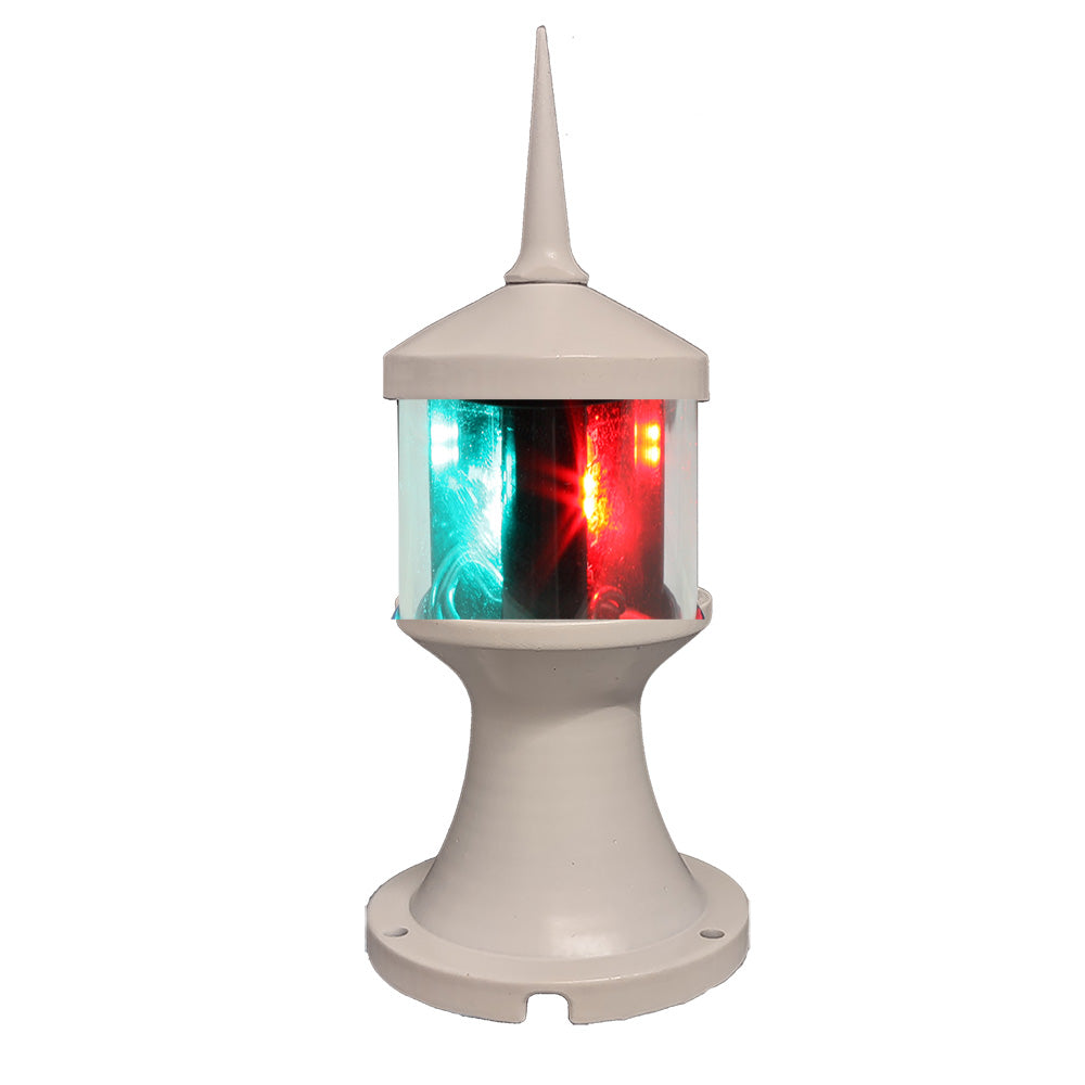 Lunasea Tri-Color/Anchor Zero Emission Light Fixture - 12V - White LLB-73BK-01-WB
