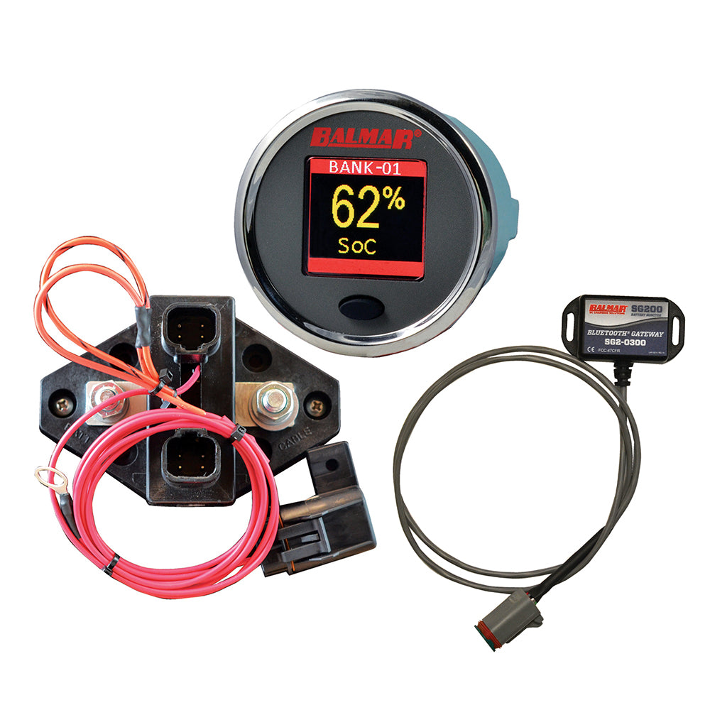 Balmar SG210 Battery Monitor Kit w/ Display Shunt Gateway SG210