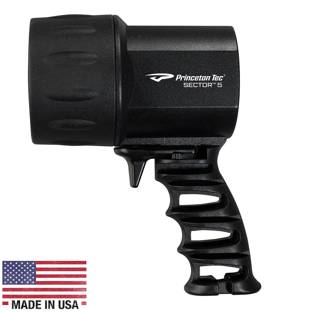 Princeton Tec Sector 5 Spotlight - Black S522-BK