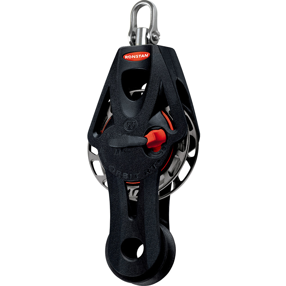 Ronstan Series 55 Ratchet Mount Orbit Block - Fiddle Becket Swivel RF56510