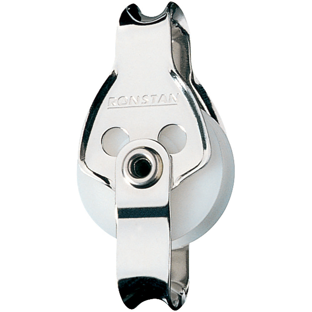 Ronstan Series 25 Utility Block - Single, Becket, Loop Head RF572