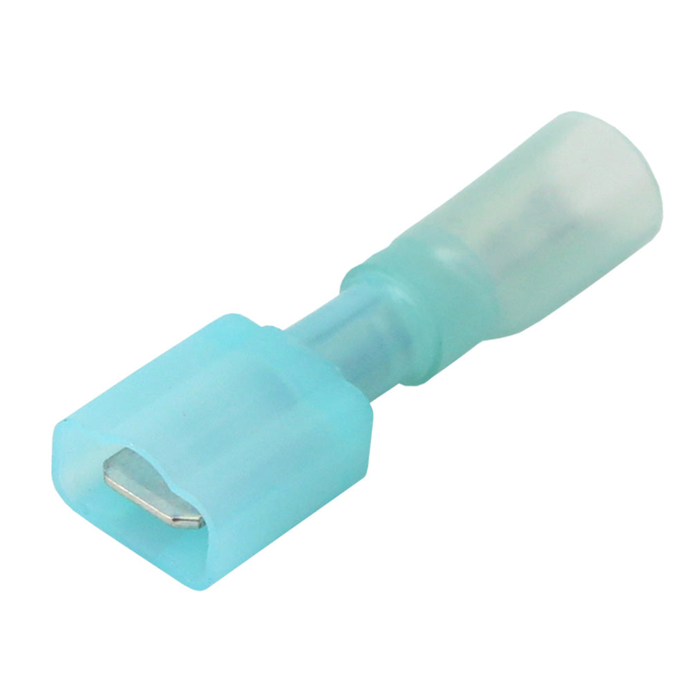 Pacer 16-14 AWG Fully-Insulated Male Disconnect Terminal - Blue - 100 Pack TDE14-250FIM-100