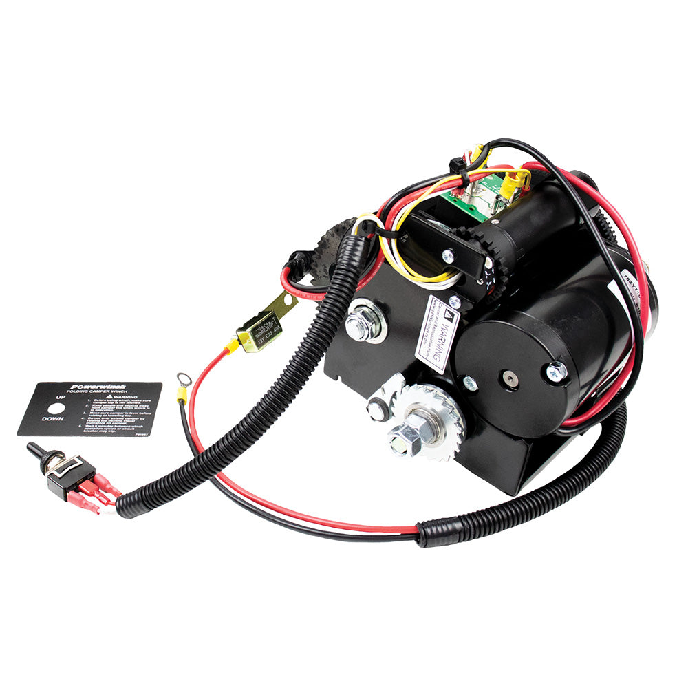 Powerwinch Folding & Pop-Up Camper Winch w/1200lb Lift Capacity P92001
