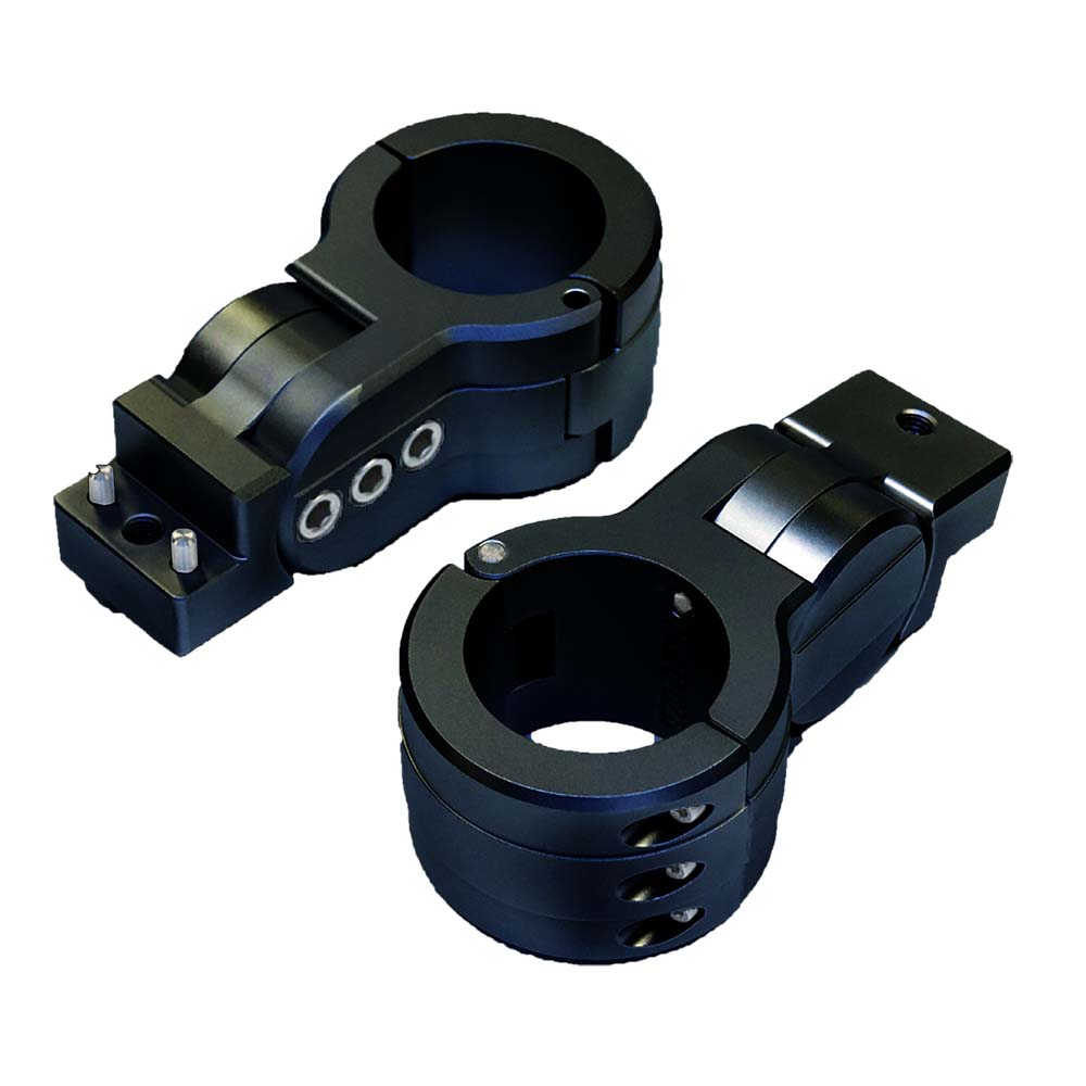 PTM Edge Board Rack Mounts - 2.5" Pipe Clamp - Black P13198-2500TEBBK