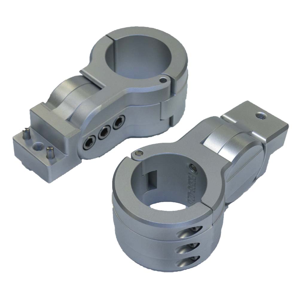 PTM Edge Board Rack Mounts - 2.38" Pipe Clamp - Titanium Grey P13198-2380TEBGR