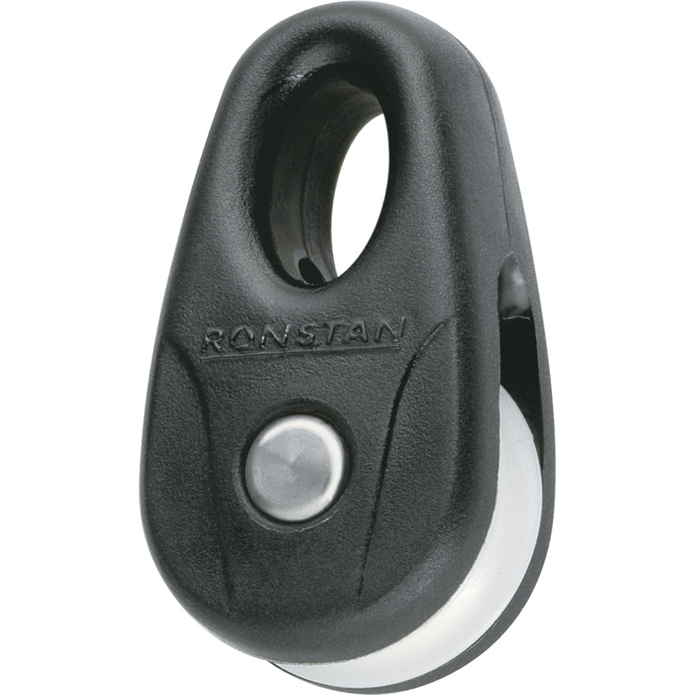 Ronstan Kite Block - Black w/White Sheave (Pair) RF13101-2